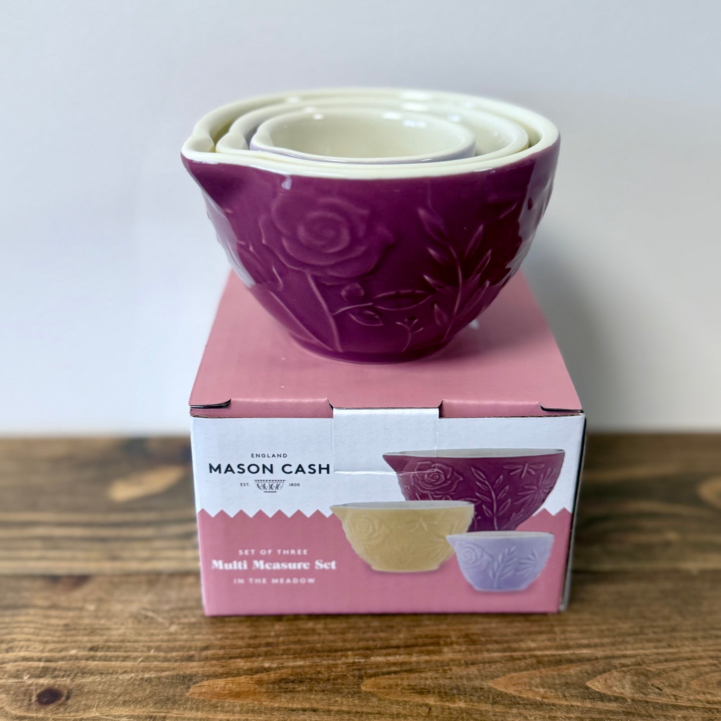 Mason Cash In the Meadow Set of 3 Measuring Cups
