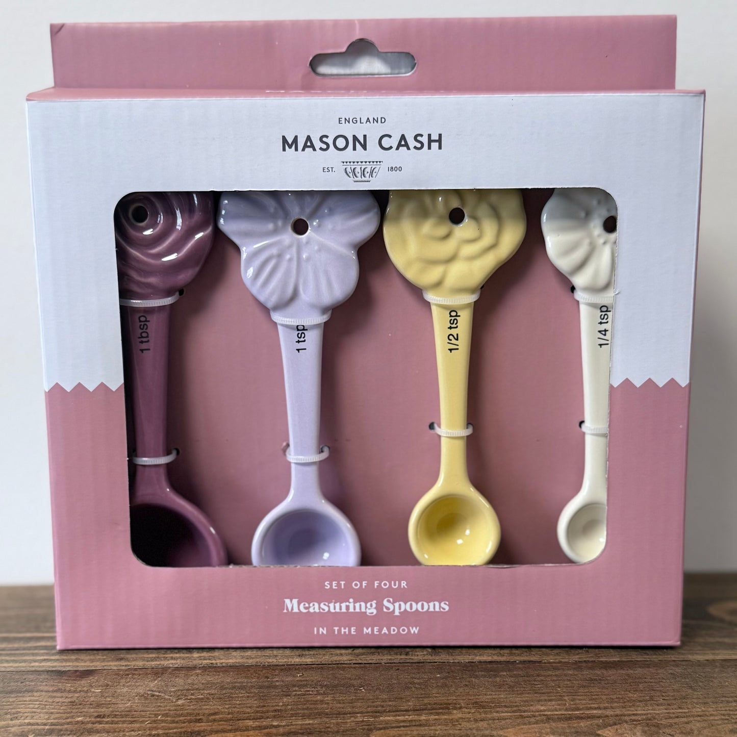 Mason Cash In the Meadow Set of 4 Measuring Spoons