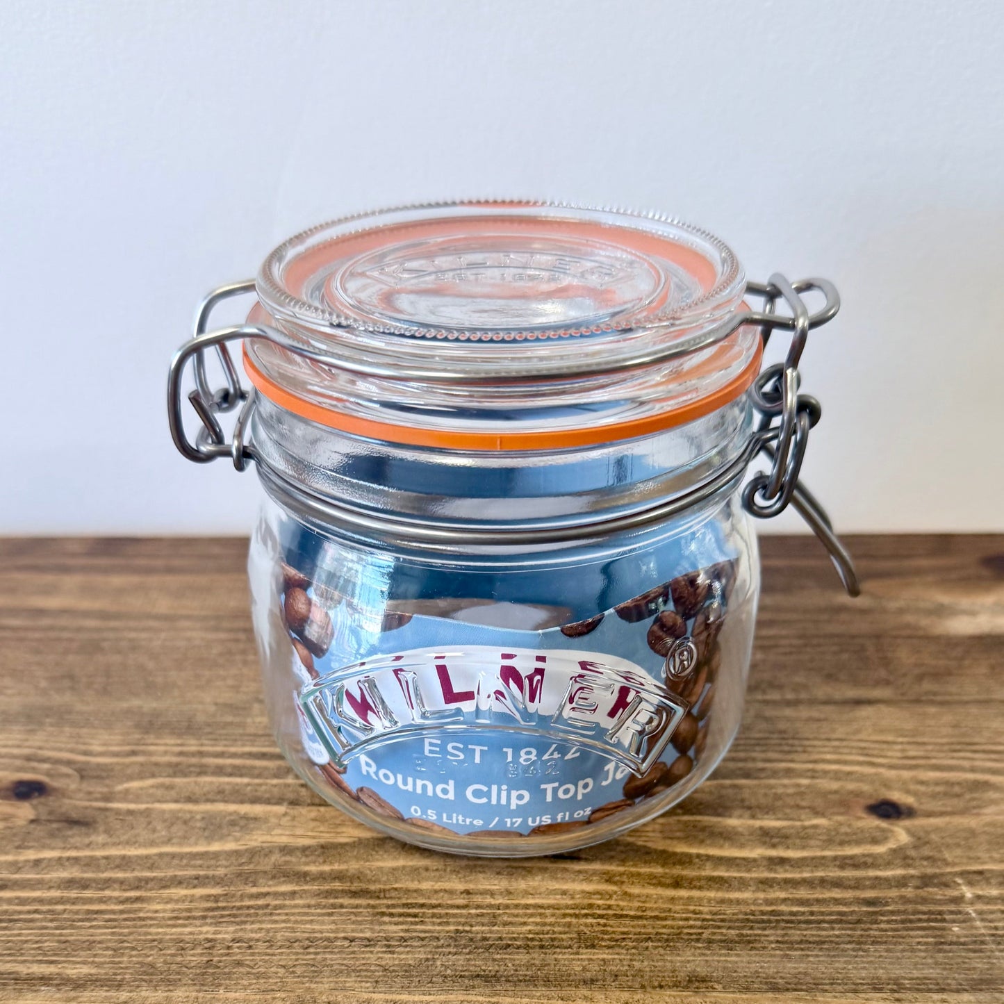 Set of 3 Kilner Clip top Jars (500ml)