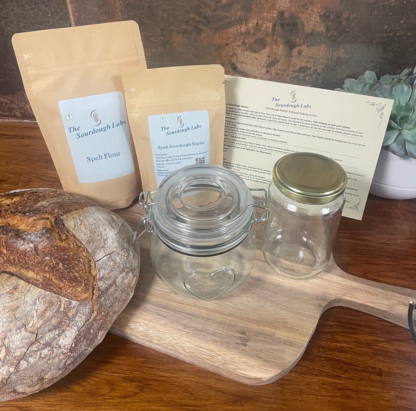Spelt Sourdough Starter Kit - Made with Organic Spelt Flour