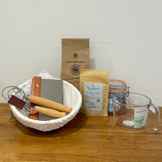 Dark Rye Premium Sourdough Starter & Baking Kit - Includes Starter and Organic Flour