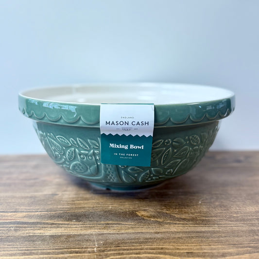 Mason Cash In the Forest Green Owl Mixing Bowl 26cm