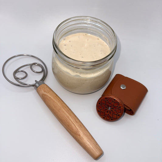 Sourdough Starter Bundle - includes Danish Whisk and Crafted Lame