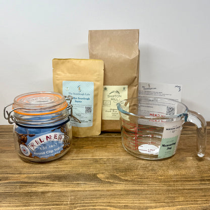 Dark Rye Sourdough Starter Kit - Made with Organic Dark Rye Flour