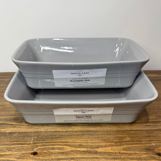 Mason Cash Rectangular & Square Stoneware Baking Dish Set