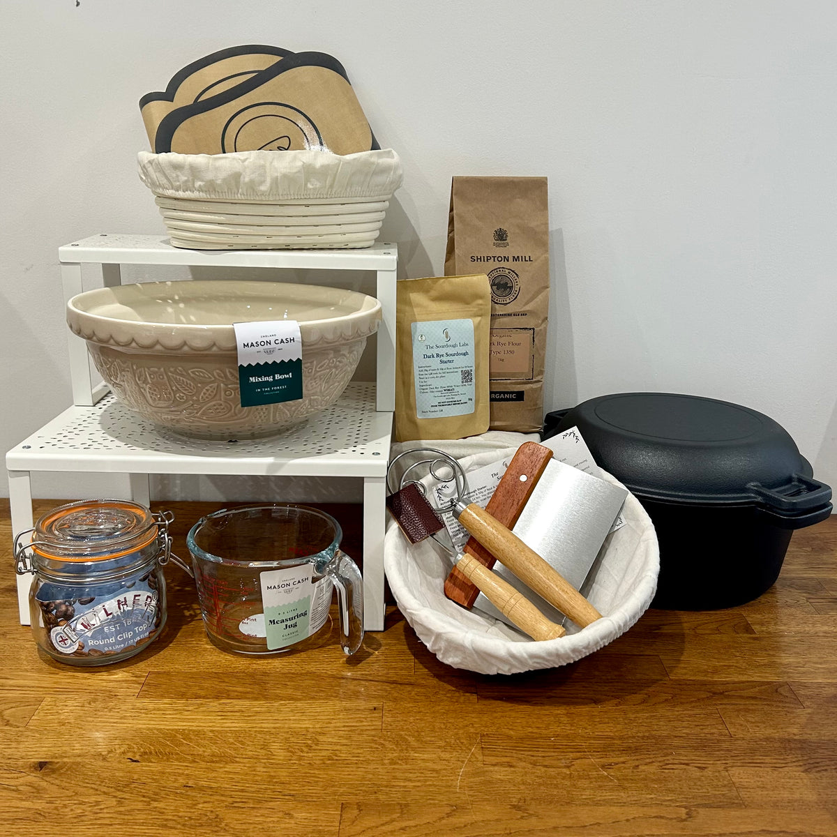 Dark Rye Signature Sourdough Starter & Baking Kit - Includes Starter and Organic Flour