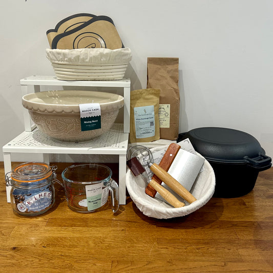 White Signature Sourdough Starter & Baking Kit - Includes Starter and Organic Flour