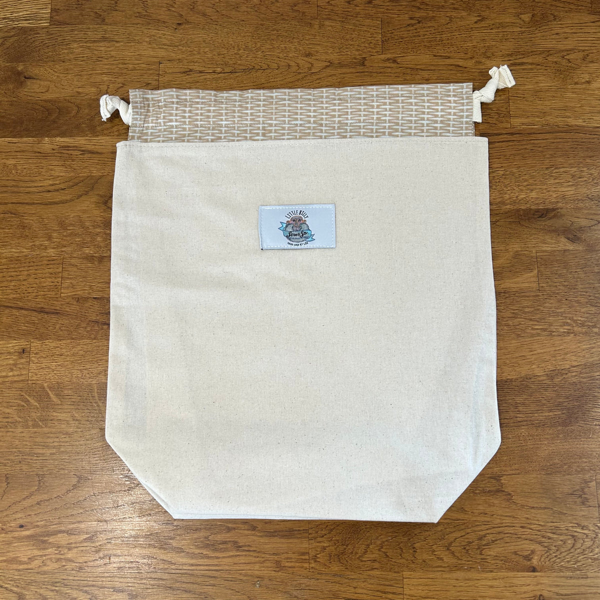 Basket Weave Trim Bread Bag