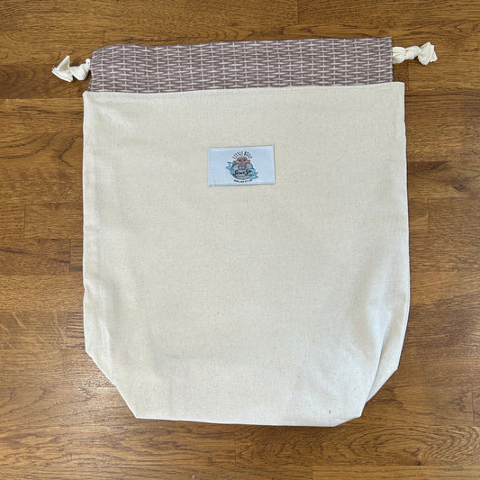 Basket Weave Trim Bread Bag