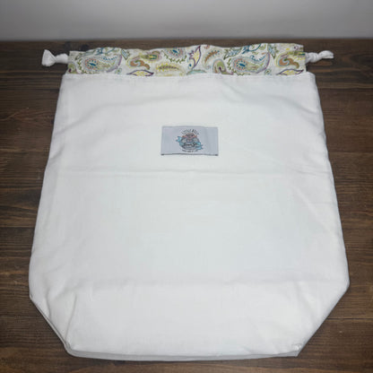 Paisley Trim Bread Bag