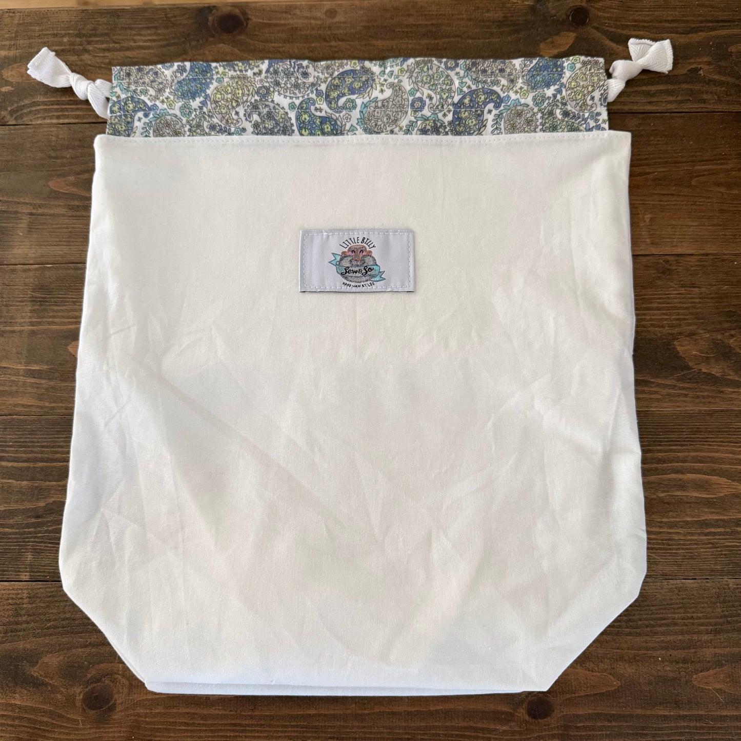Paisley Trim Bread Bag