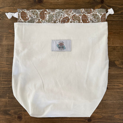 Paisley Trim Bread Bag