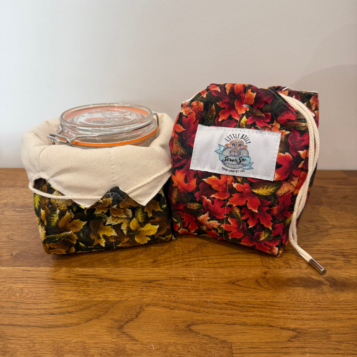 The Jar-digan, Insulated Sourdough Starter Jar Cover