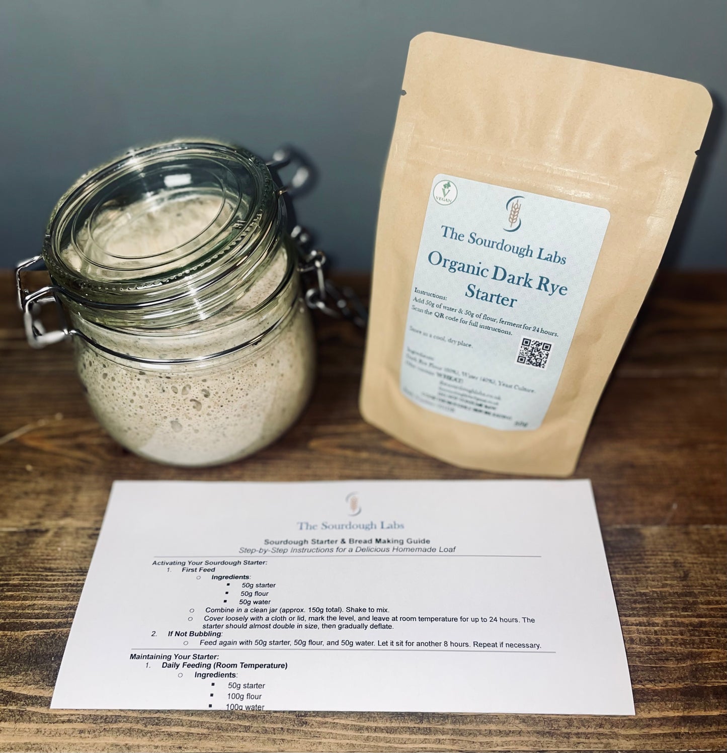 Dark Rye Sourdough Starter 50 g