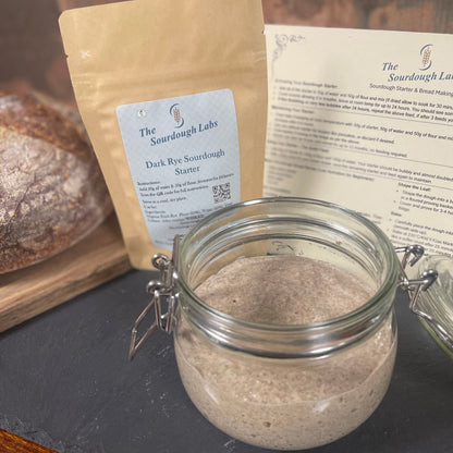 Dark Rye Sourdough Starter - Made with Organic Dark Rye Flour