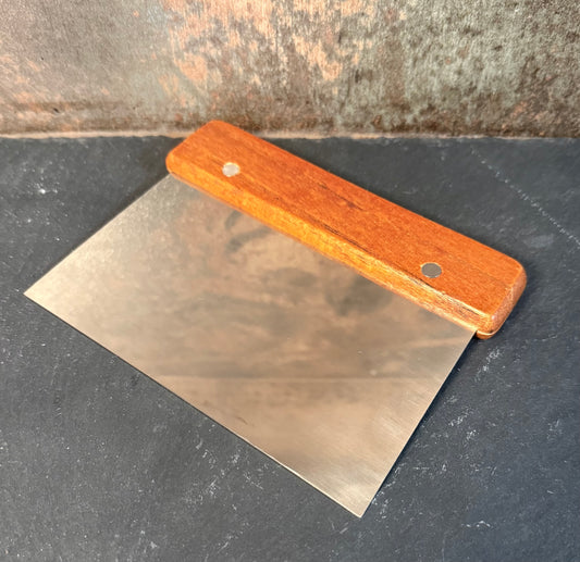 Artisan Dough Scraper with Wooden Handle