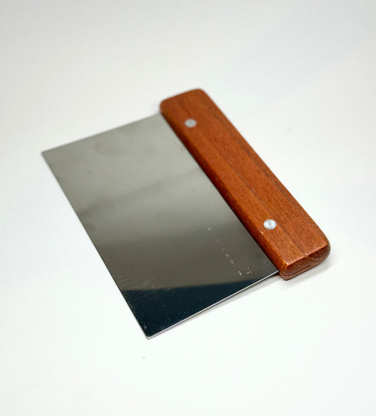 Artisan Dough Scraper with Wooden Handle
