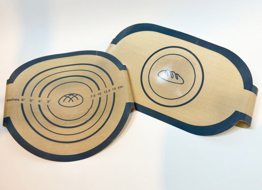 Pair of Round and Oval Silicone Bread Slings
